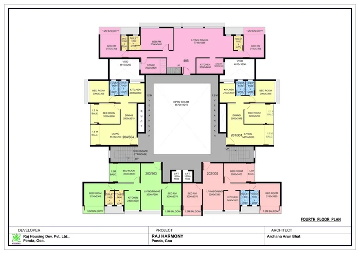 Fourth Floor Plan