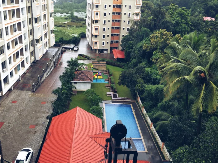 swimming pool top view
